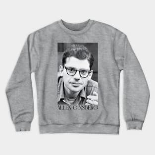 Allen Ginsberg portrait Crewneck Sweatshirt